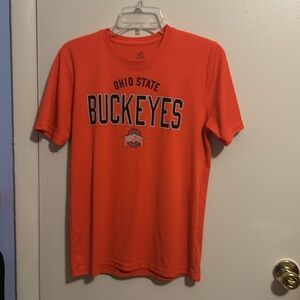 Team Athletics L Ohio State Buckeyes Orange, Black and White Short Sleeve Shirt